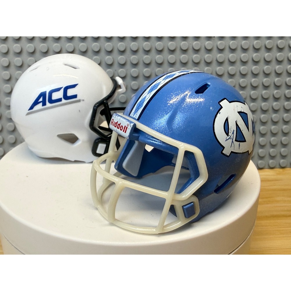 Riddell Pocket Pro Mini Helmets UNC North Carolina Tar Heels ACC Lot of 2